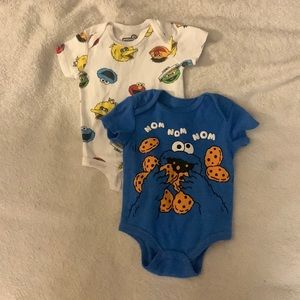 Sesame street onesie set